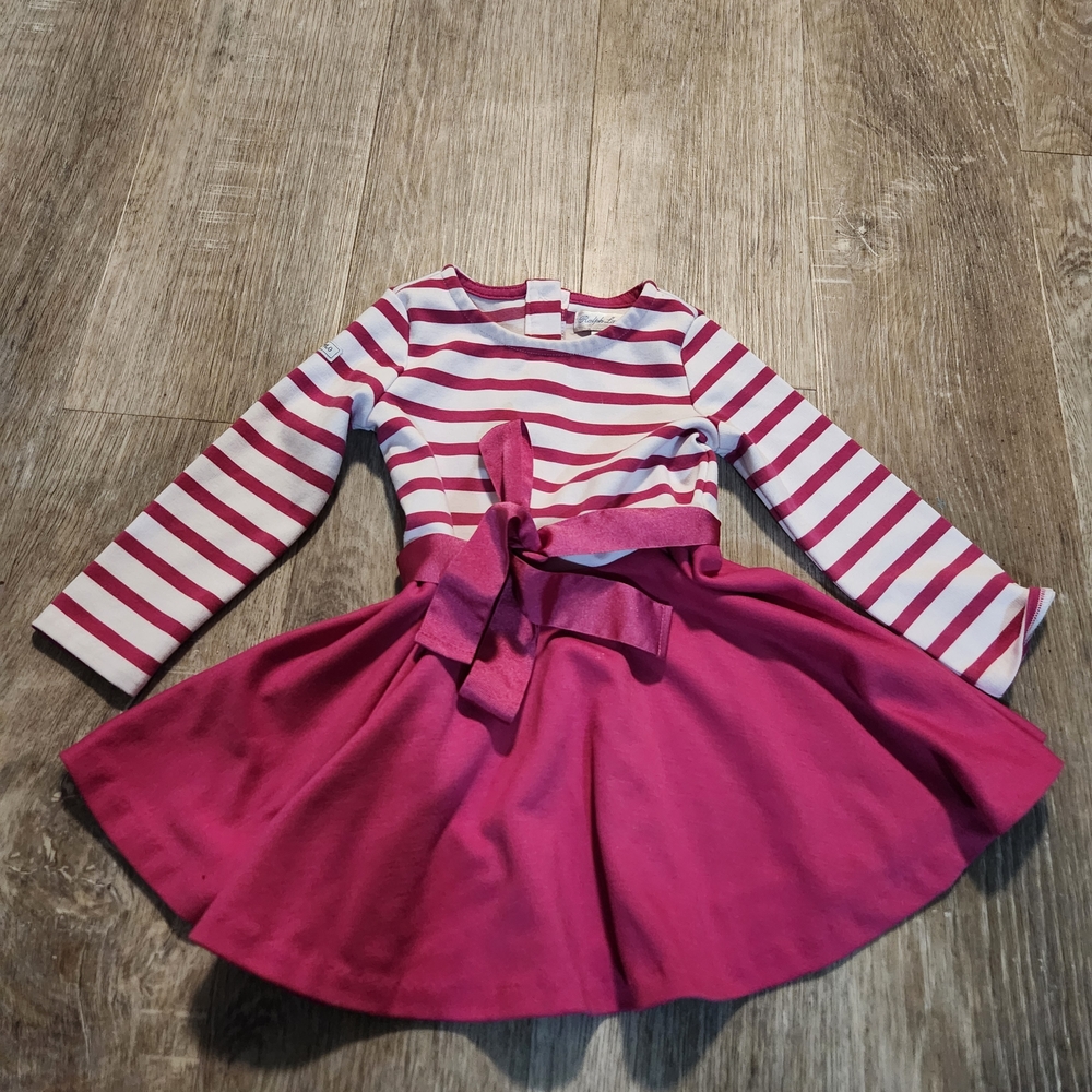 Ralph Lauren Pink and White Striped Dress